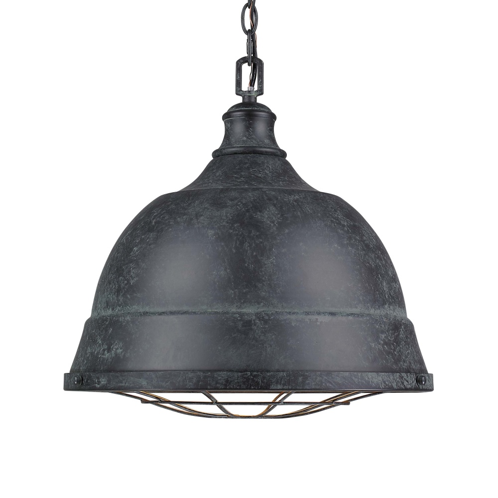 Golden Lighting Bartlett 2-light Pendant in Black Patina